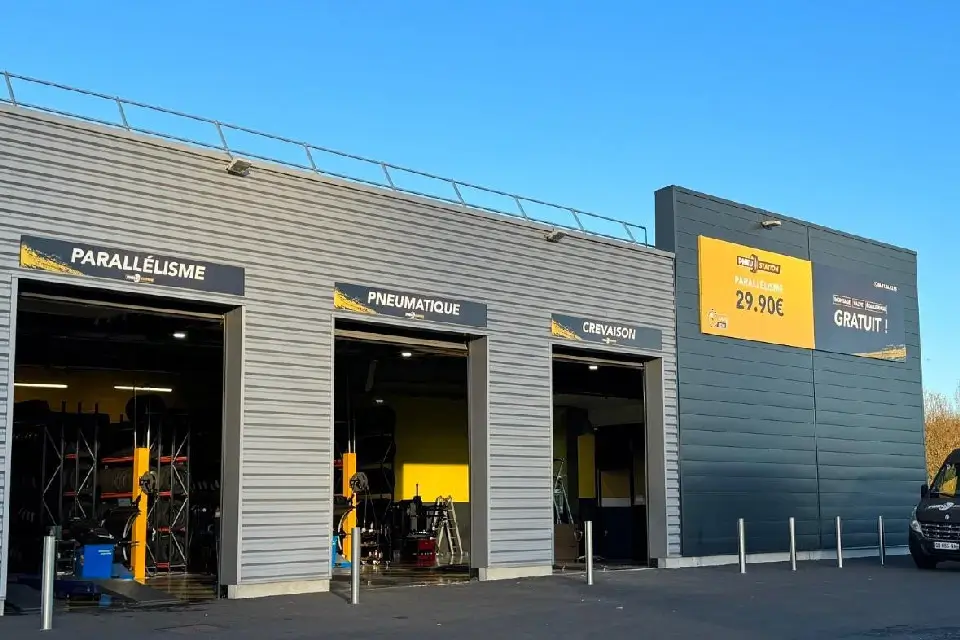 Station de montage Béthune-Verquin — +3000 pneus en stock
